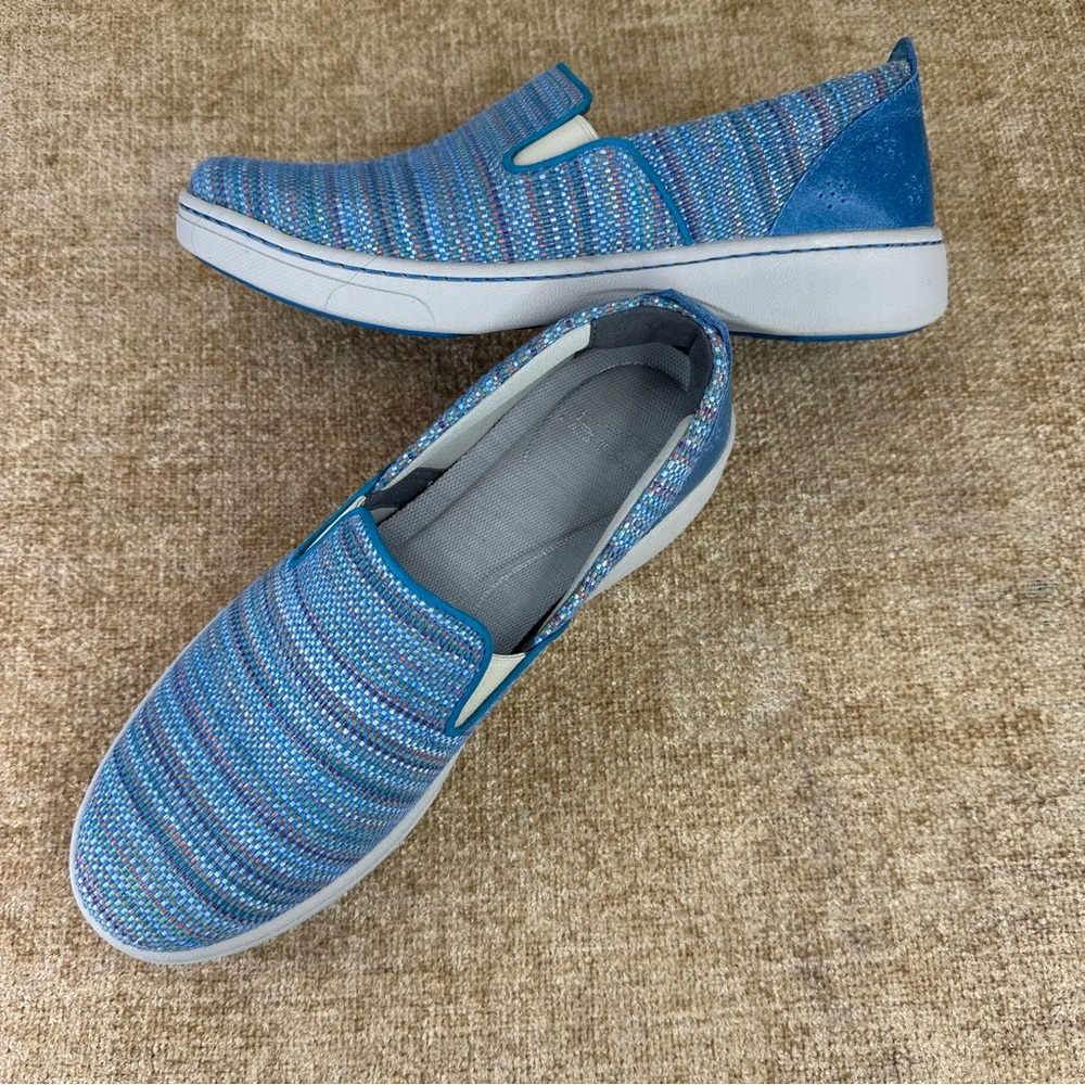 Dansko Belle Textured Canvas Slip-On Sneakers Women’s Size 41 US 11